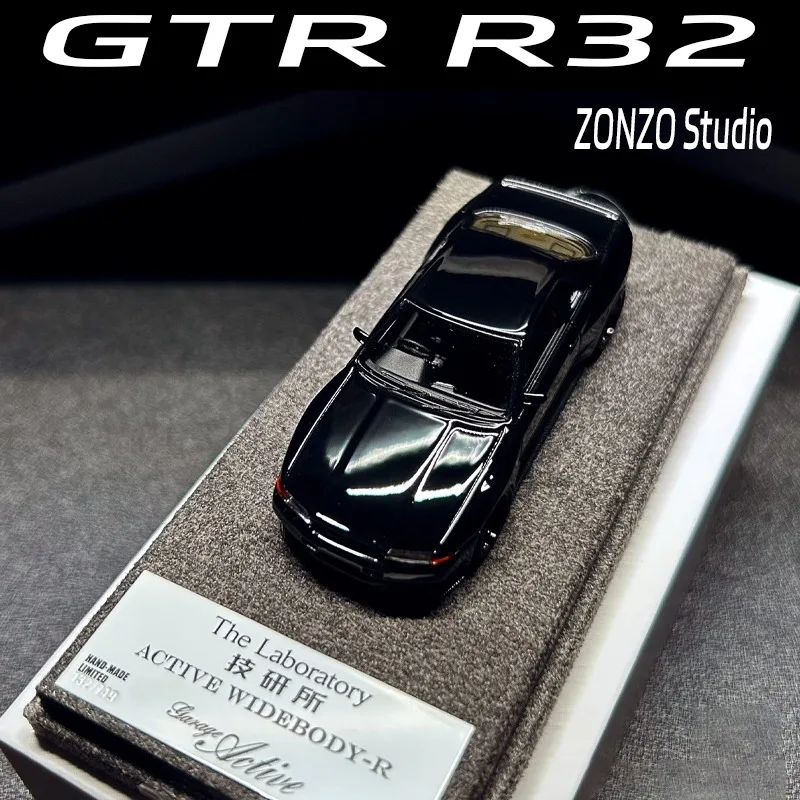 ZONZO Studio 1/64 Garage Active GTR R32 Nueva Edición de Colección