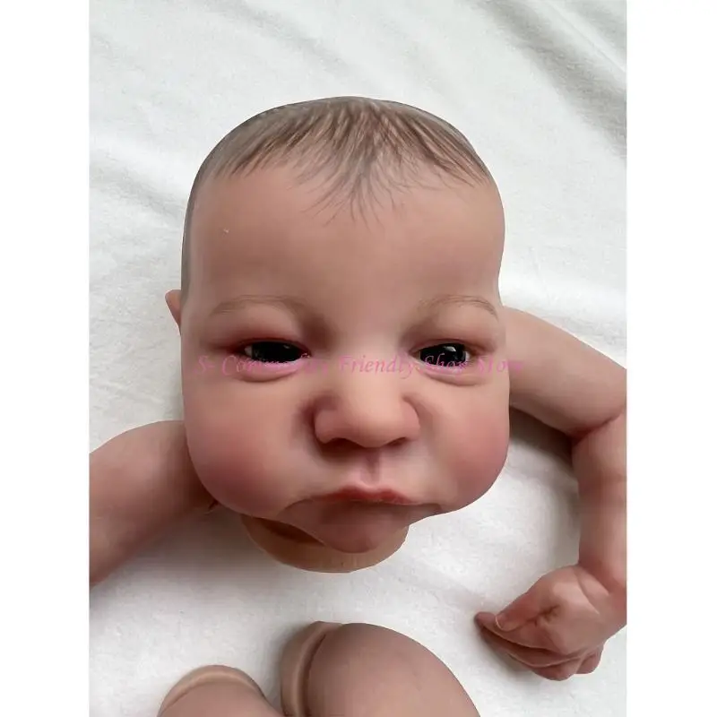 85AE Simulatie Baby Reborns Zacht Naakt-Reborns Geschilderd DIY Baby Cadeau 48cm