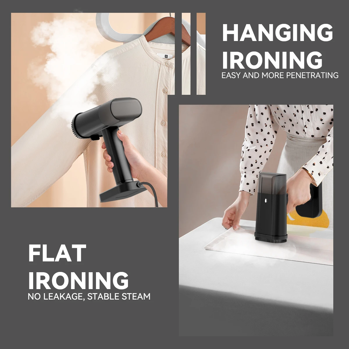 NEW 110V/220V New Strong Steam Brush Handheld Clothes Hanging Iron Ironing Machine Portable Dry Cleaning Mini Garment Steamer - view 4