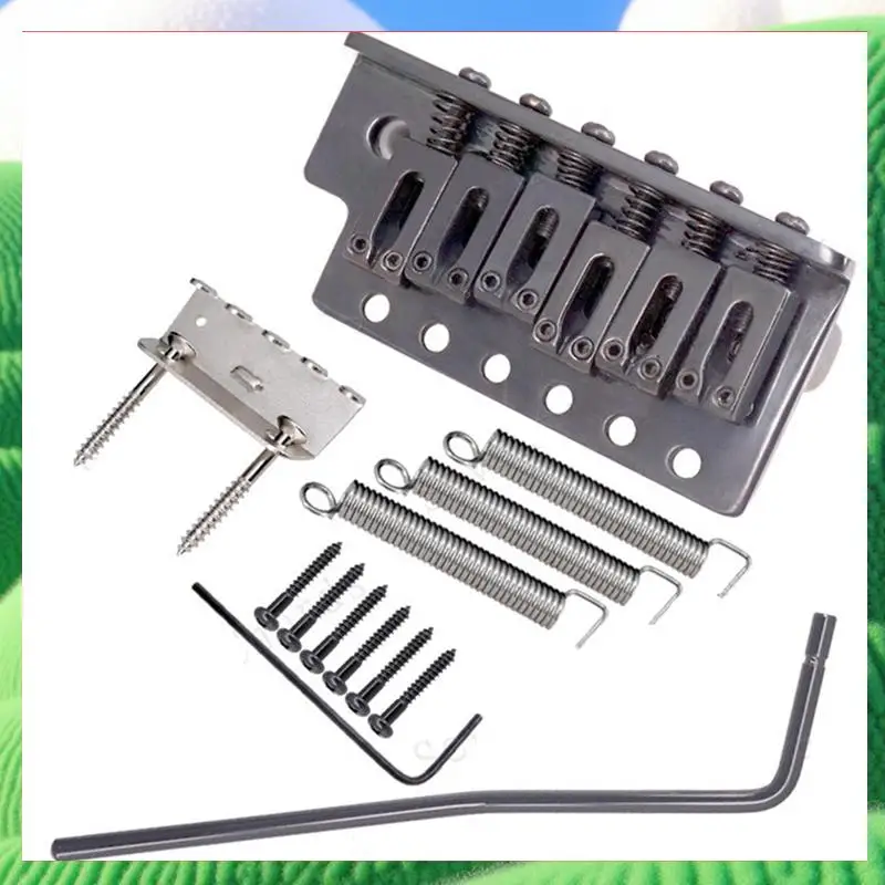 

Electric Guitar Single-Shake Bridge SQ ST Single-Shake Tremolo System Tailpiece Bridge Flat-Bridge Tremolo Full Set-[Cilae]