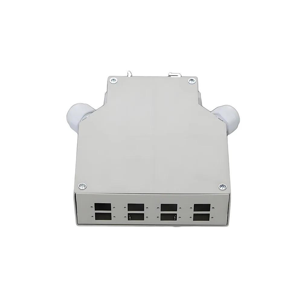 DIN Fiber Terminal Box Data Information Box SPCC Steel 8 Ports/6 Ports/12 Ports Simplex/Duplex SC Port