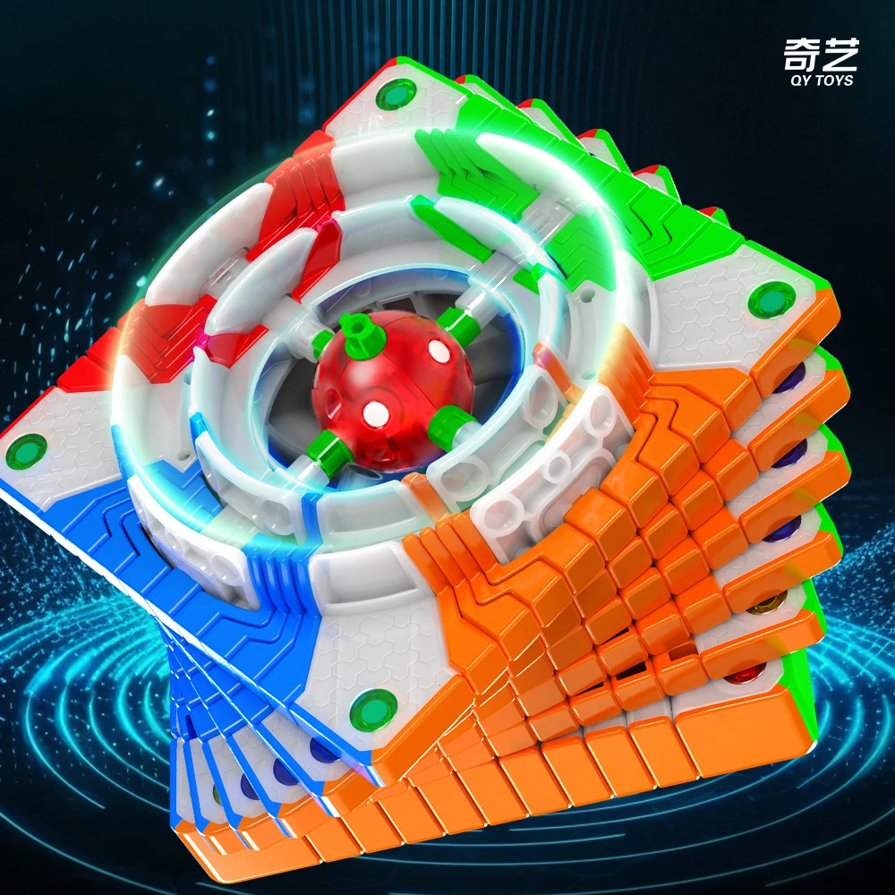 [JudyCube] QIYI 11x11 M 마그네틱 매직 스피드 큐브 전문 Fidget Toys Qiyi 11M Cubo Magico Puzzle