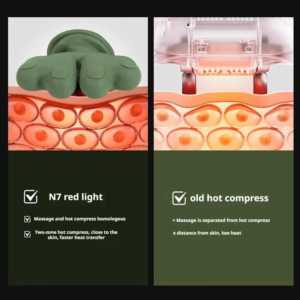 ﻿ Modi op 3 niveaus Bionische nek-schoudermassager Rugmassagers Elektrisch kneden Spieren Massagekussen Ontspannen Nek Taille Been Lichaam