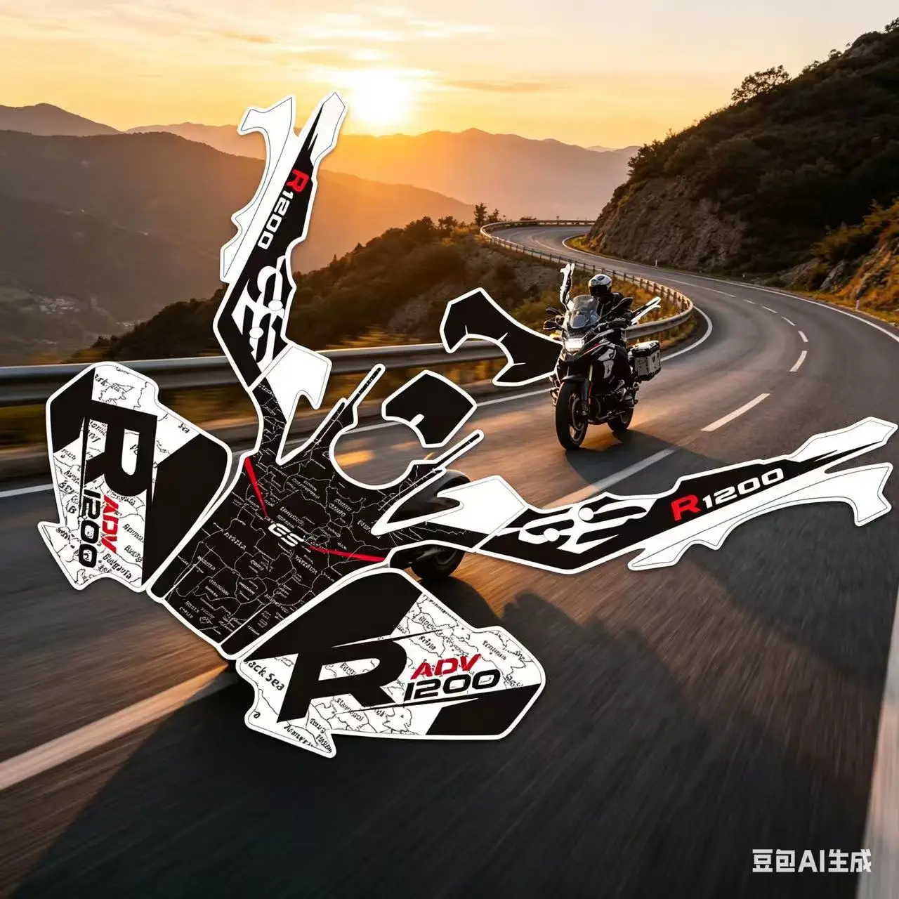 

Комплект наклеек для мотоцикла R1200GS Adventure ADV 2014-2018 2015 2016 2017