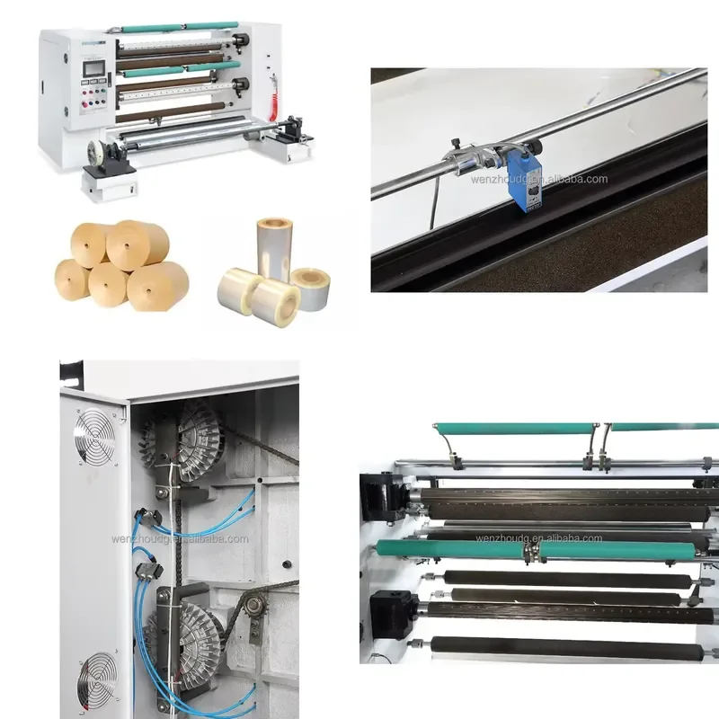 1600Mm plastic film and paper slitting and rewinding machine with Siemens PLC core components