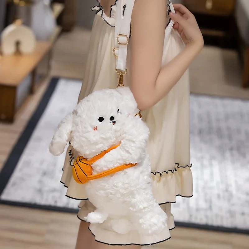 40 cm Simulation créative dessin animé Panda ours chiot chien sac à dos jouets en peluche Kawaii animaux en peluche sac cochon pour filles enfants cadeaux