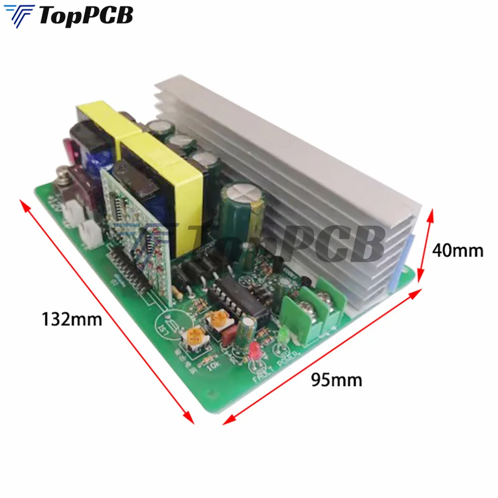 Imagem -06 - Inversor de Onda Senoidal Modificado Dc-ac Conversor Booster Board Placa de Circuito 600w 12v a 220v 50hz