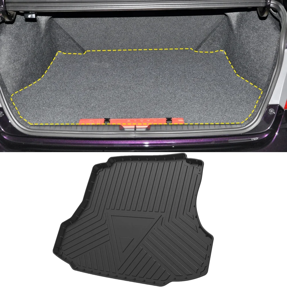 For Honda Civic 8th Sedan 2005-2010 Auto Car Cargo Liner All-Weather Non-slip Trunk Mats Boot Tray Carpet Interior Accessories