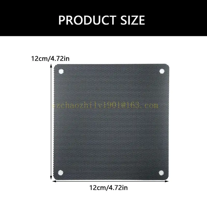 62ka 12x12см компьютерного корпуса вентилятор пыли пылец пыли вентилятора обеспечивает чистые компоненты