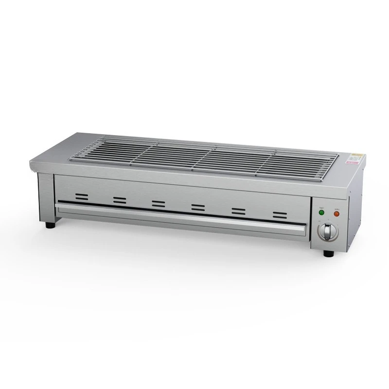 

Electric grill commercial smokeless barbecue machine shish skewer machine roast oysters high power electric