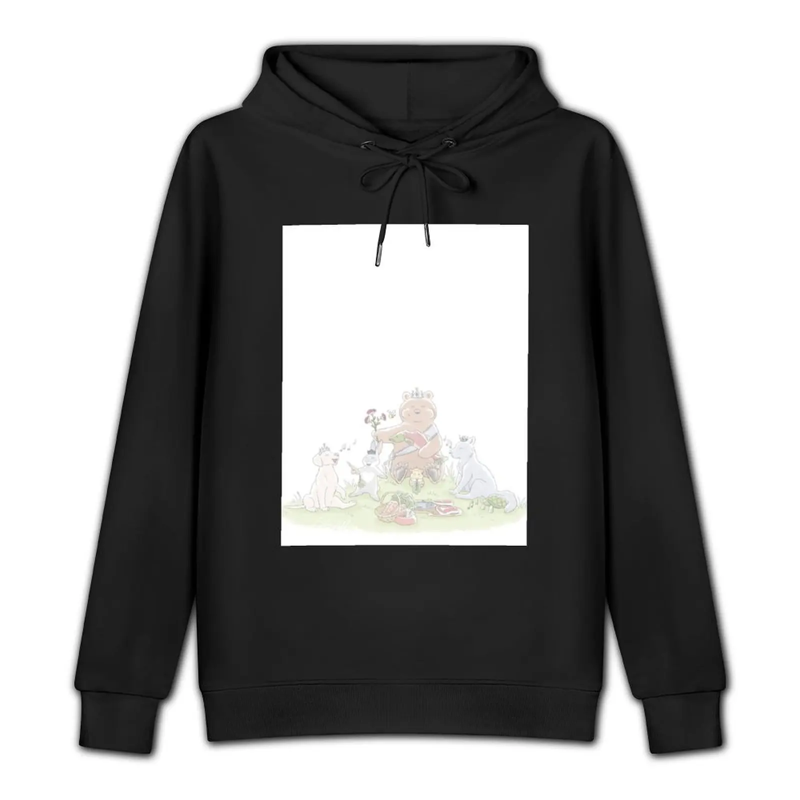 Monsta X Kingdom - Animal Picnic Pullover Hoodie men wear autumn hoody