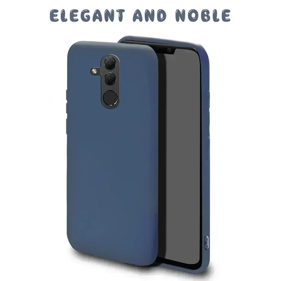 Caixa de telefone de silicone para huawei mate 20 lite, ultra fino, fino, macio, sólido, fosco tampa traseira