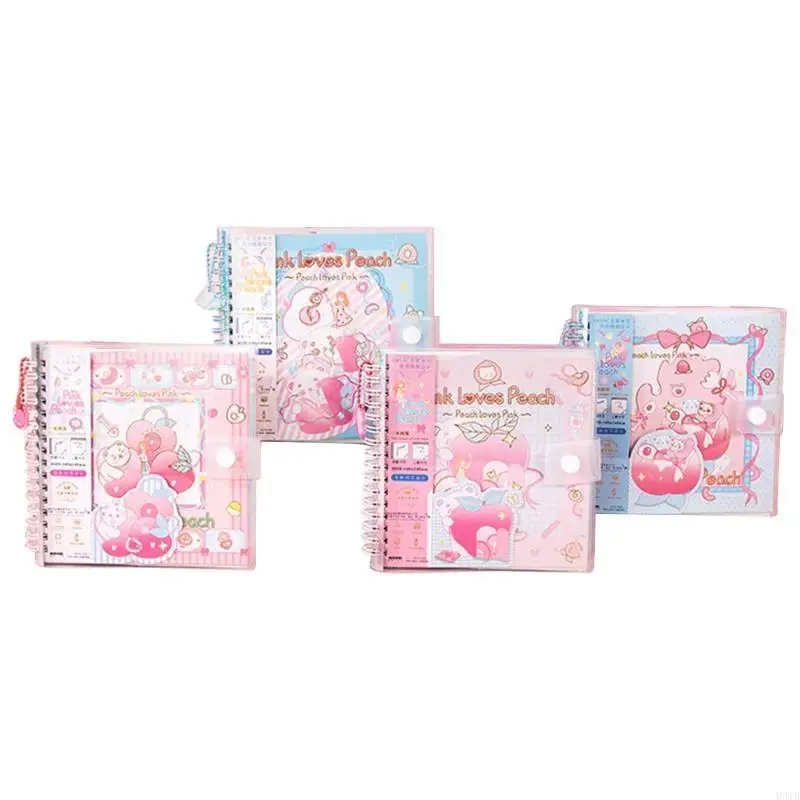 M5TB 4PC Adorável noteleio Notepad Livro memorando para meninas presente
