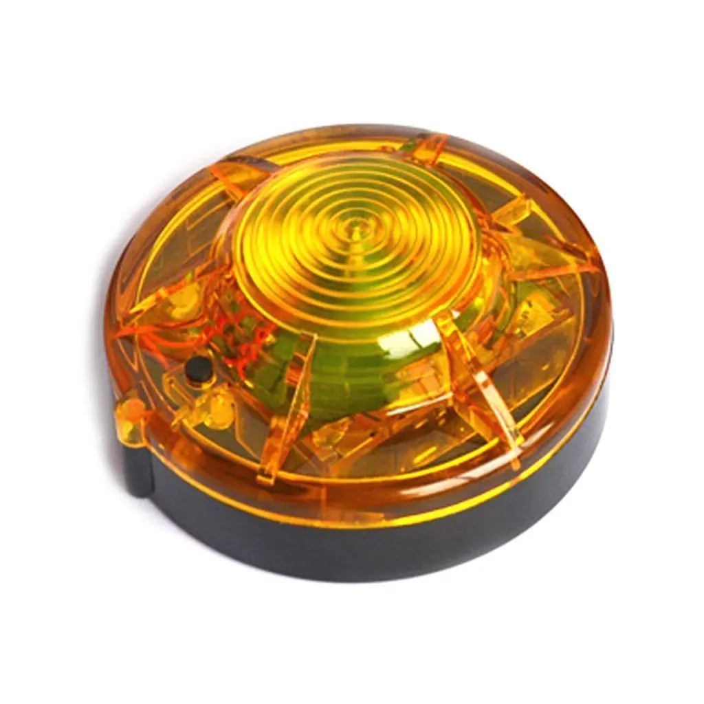 1W Trailer LED Traffic Police Warning Light Magnetic Car Flash Strobe Round Lamp Barrier Light Waterproof Truck Van Accessories