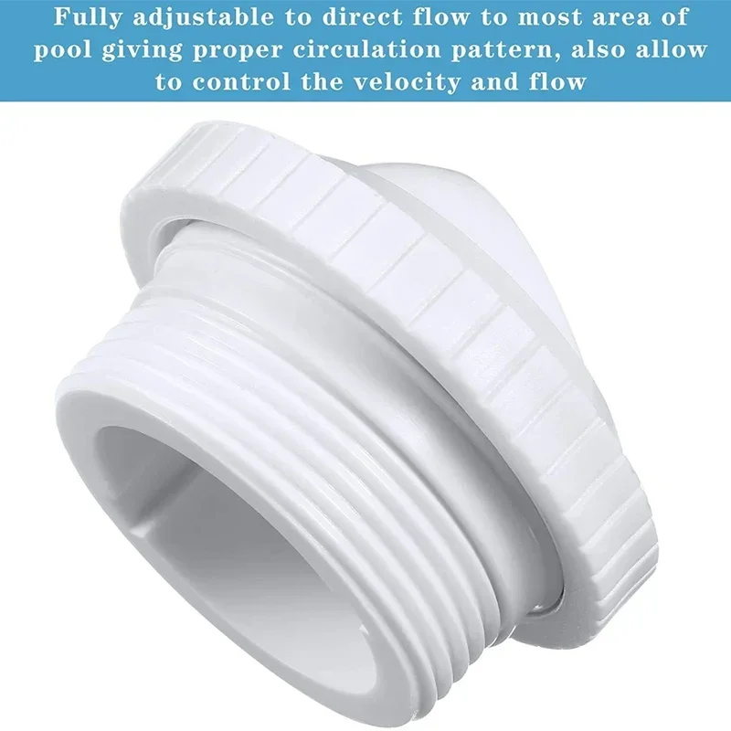 For Outdoor Swimming Pool 10pcs Replace Part Pool Jet Nozzle Outlet Swimming Pool Accessories Return Fittings Pools Jet Nozzle