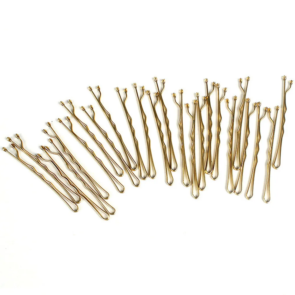 24pcs/Set Black Hairpins For Women Hair Clip Lady Bobby Pins Invisible Wave Hairgrip Metal Hairclip