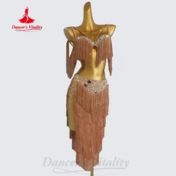 BellyDance Costume Women's Custom Senior AB Stones Tassel Performance Set Adult and Children's Oriental Dance Competition Outfit