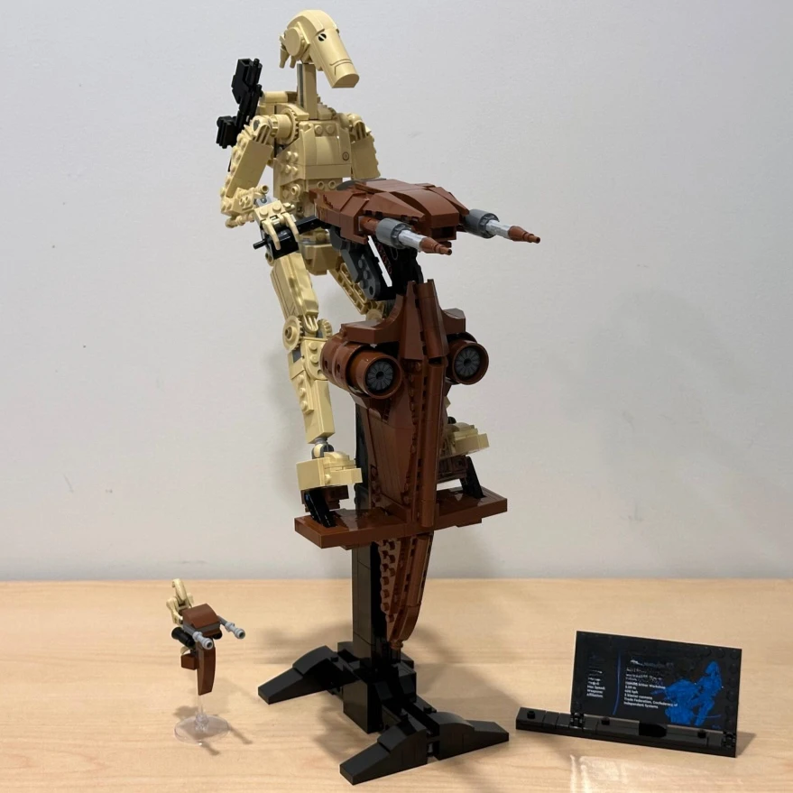 

2025 new Battle Droid 75428 Building Blocks Robot Alien Model Bricks 1088Pcs Assemble Toys Creative Children Gift