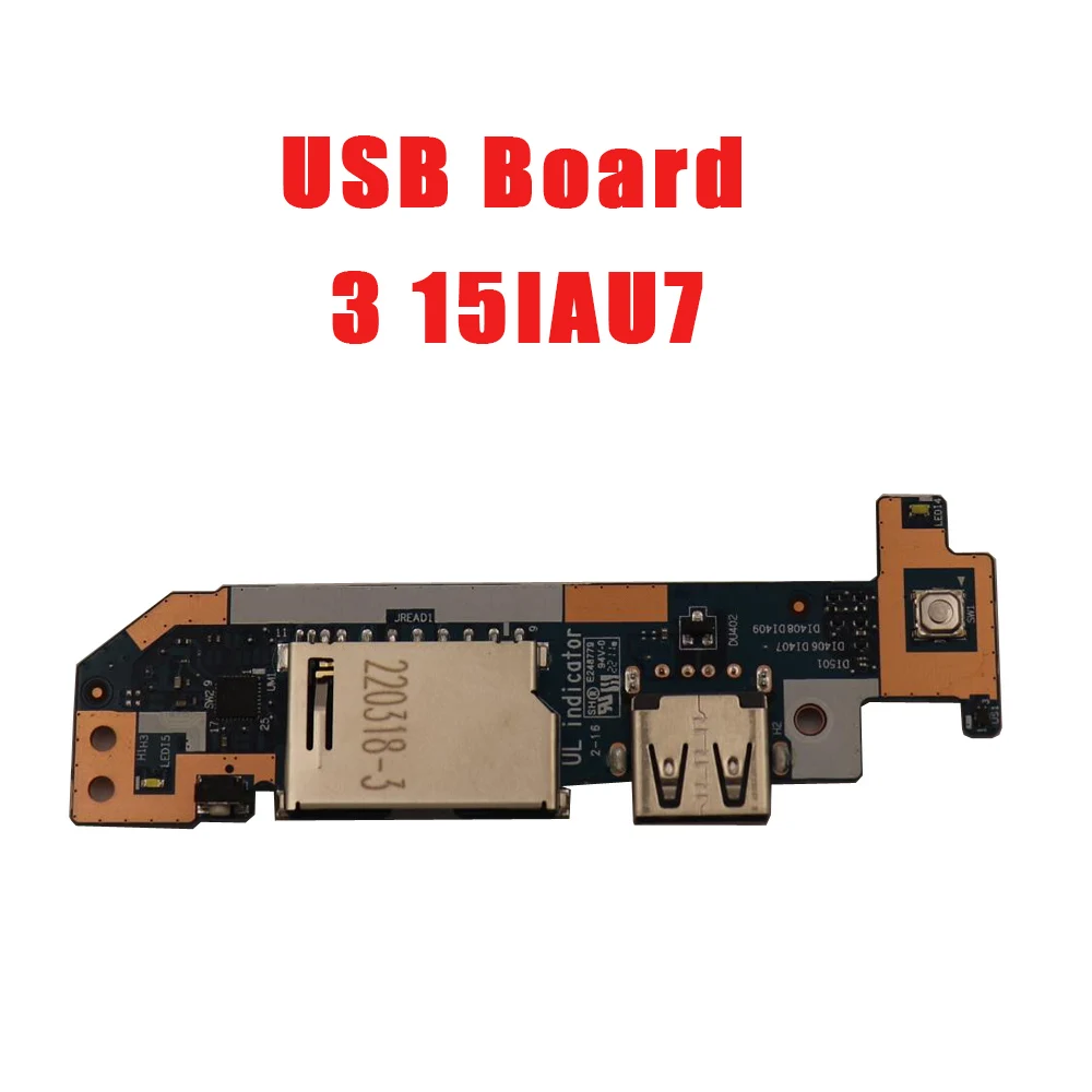 

USB-плата для ноутбука Lenovo IdeaPad 3 15IAU7 82RK 5C50S25335 NS-E342 JS678 JV573, новая