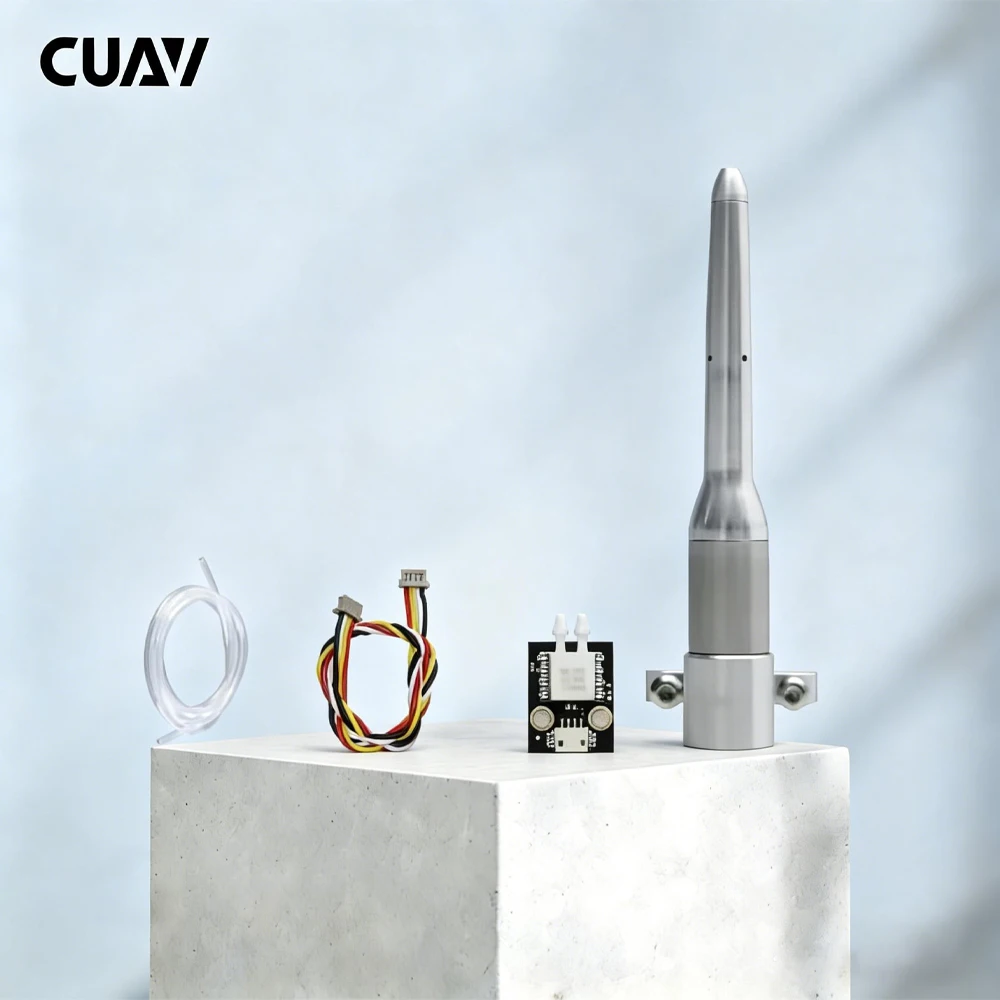 

CUAV Airspeed Sensor Pitot Tube + C‑RTK 9Ps GNSS Module, RTK PPK GPS for Fixed Wing Drone PX4 Pixhawk RC Accessories