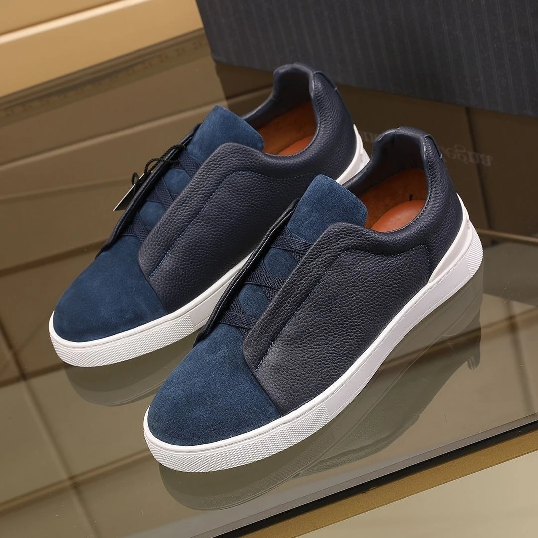 

High-End Business Men's Shoes, Genuine Leather Slip-On, Black New Design, Must-Have for Urban Commute and Social Occasions