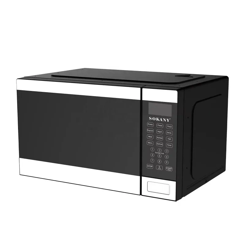 Microwave Oven, 25L Universal, Large Digital Display White, Digital Timer Control, Custom Colours