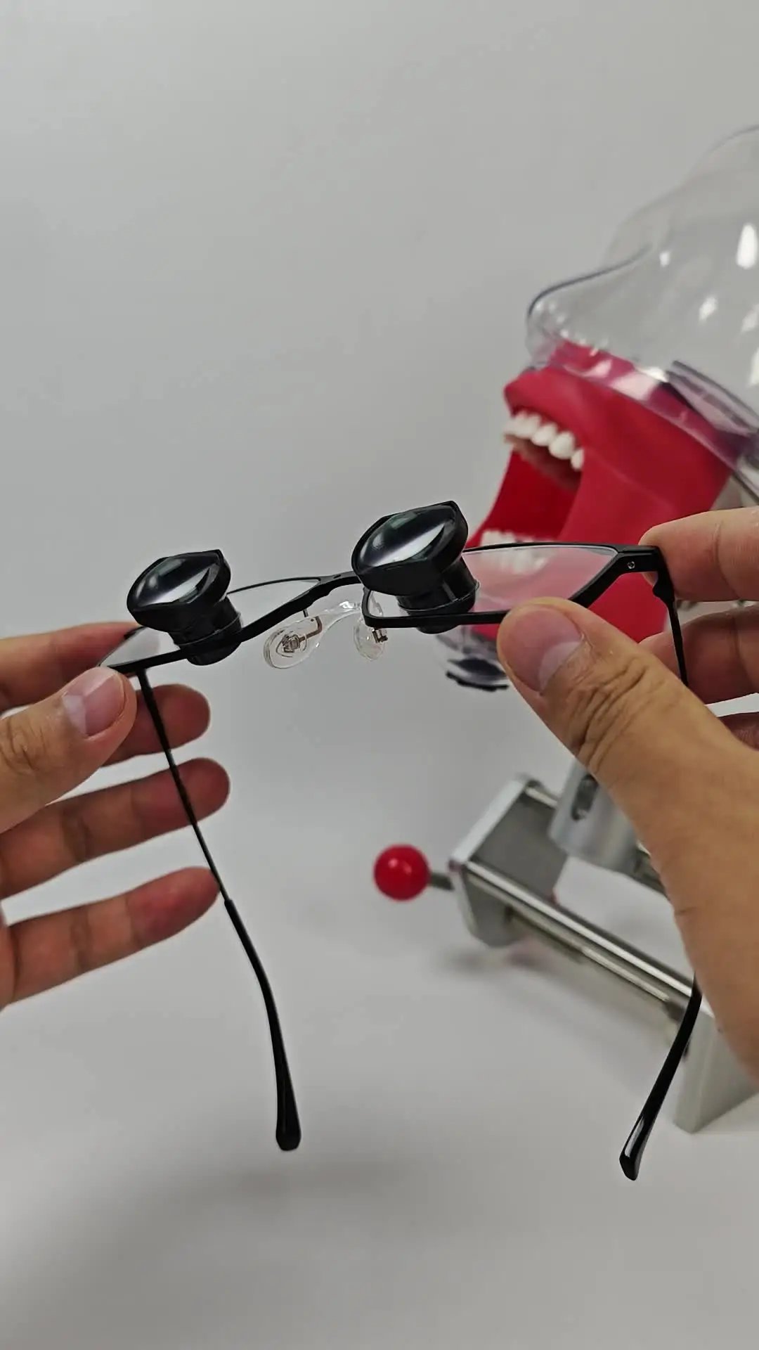 ギンヘリー24 TTL ガリレアンルーペ 2.5X～3.5X クリアスクエア チタン