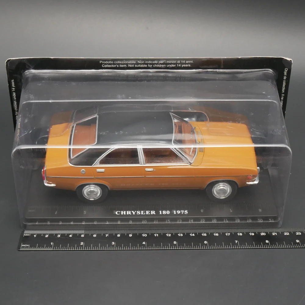 

Diecast Ixo 1:24 Scale CHRYSLER 180 1975 Chrysler Old Car Alloy Car Model Collectible Toy Gift Souvenir Display Ornament