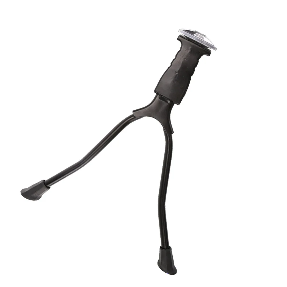 

1pc Bicycle Kickstand 26 Inches or Above Foldable Double Leg Support Black Parking Rack Bike Holder Adjustable Bracket
