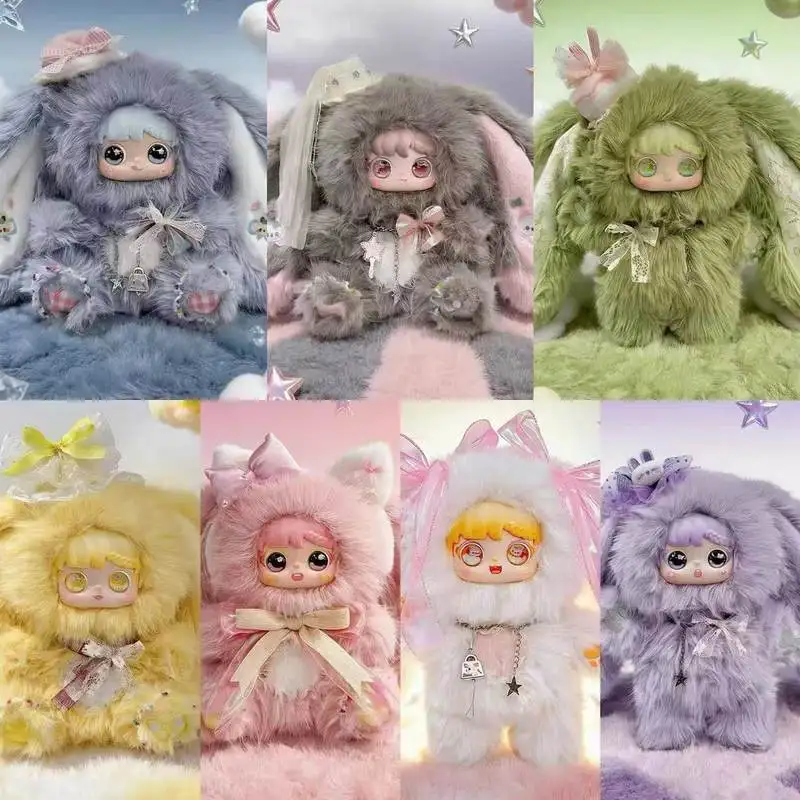 

Genuine Sanmi Star Rabbit Dream 800% Plush Blind Box Mystery Surprise Cute Stuffed Doll Ornament Soft Plush Figurine Toys Gifts