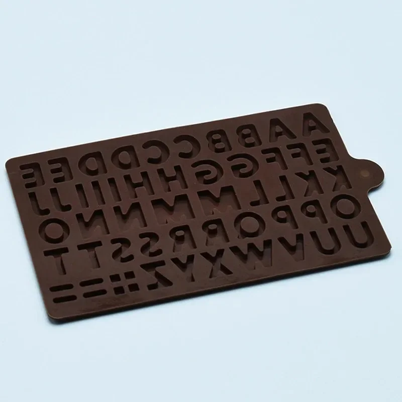 Silicone Mold Candle Making Pastry Molds Jelly Bar English Alphabet Mold Cookies Ice Cream Cake Decoration Gift Set Letter Candy view 5