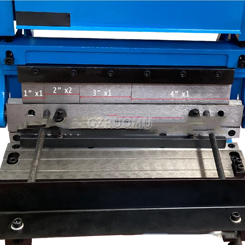 

3-In-1 Combination Sheet Metal Brake Shear Press 0-90° Metal Bending Machine Shear and Slip Roll Machine for Shear Bending