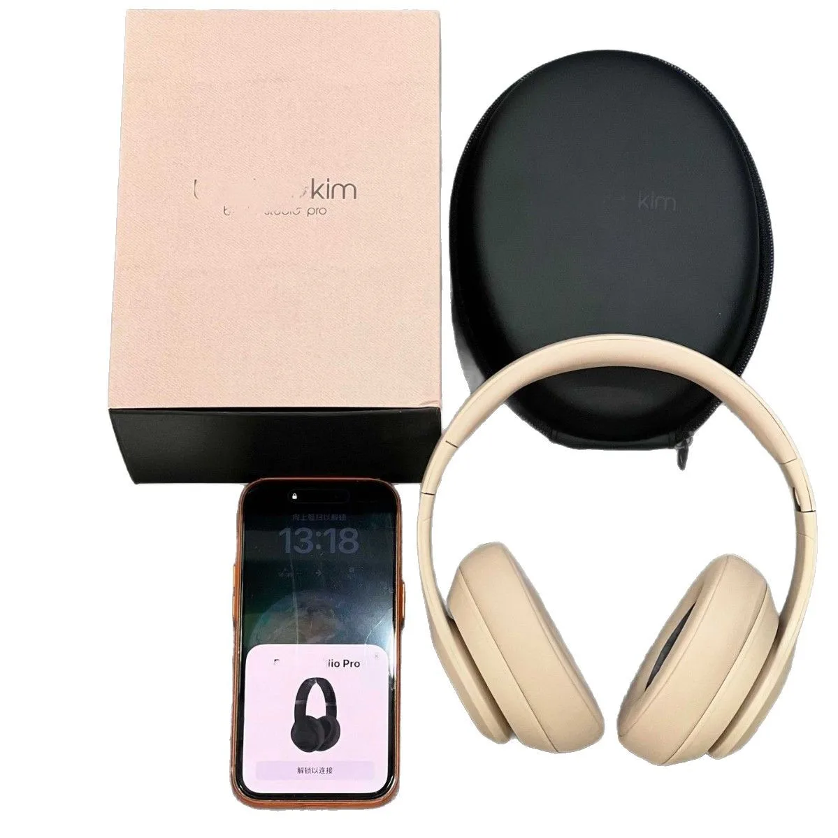 Insinyur Rekaman Baru Generasi ke-4 KIM Co bermerek Studio Pro Headwear Earphone Pop up Bluetooth Nirkabel