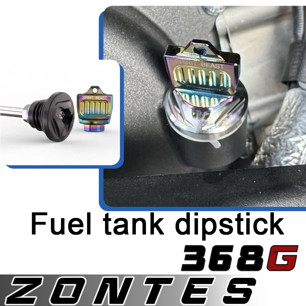

For ZONTES 368G/E/D/K/M motorcycle modified oil dipstick zontes 368g oil anti-theft gear oil screw cap scale