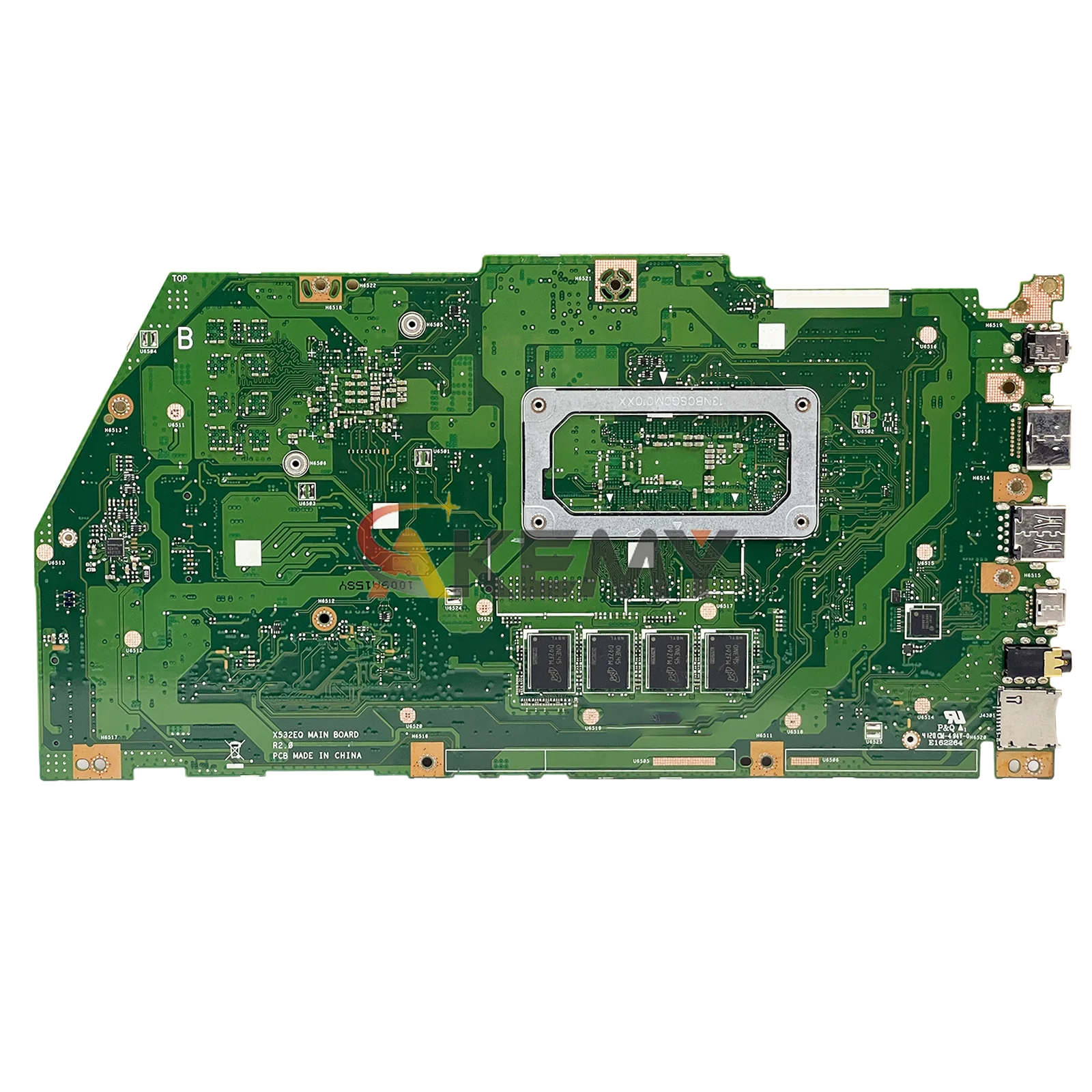X532EQ Laptop Moederbord Voor ASUS VivoBook S532EQ K532EQ V532EQ X532EQ X532E Moederbord Met 11e Gen I3 i5 i7 100% tests OK stk