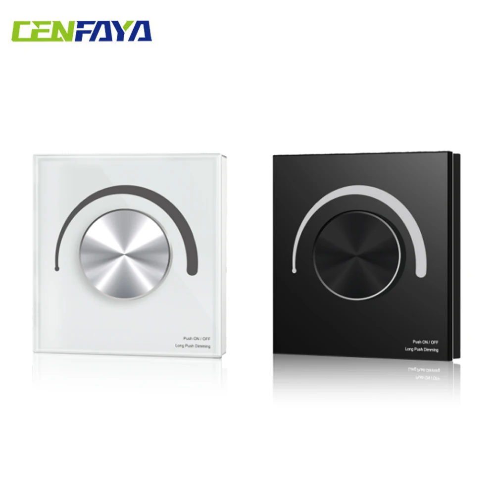 

Tuya Smart WiFi 0-10V/1-10V Rotary Dimmer Switch Alexa/Google Voice Control LED Driver Compatible Knob Adjustable Brightness