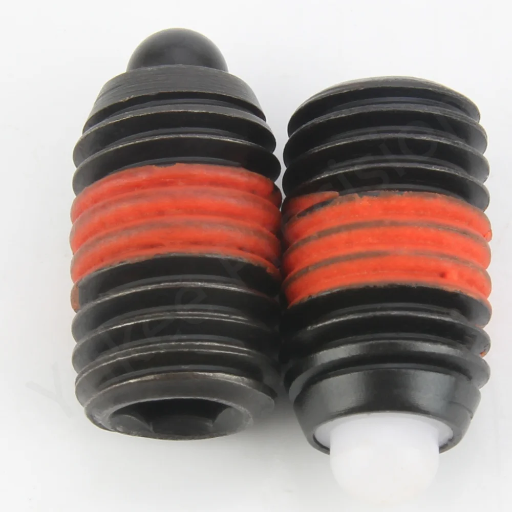 YK513 High Quality Large Stock Hex Socket Spring Locating Pins Short Stroke Spring Nose Plungers M3/4/5/6/8/10/12/16