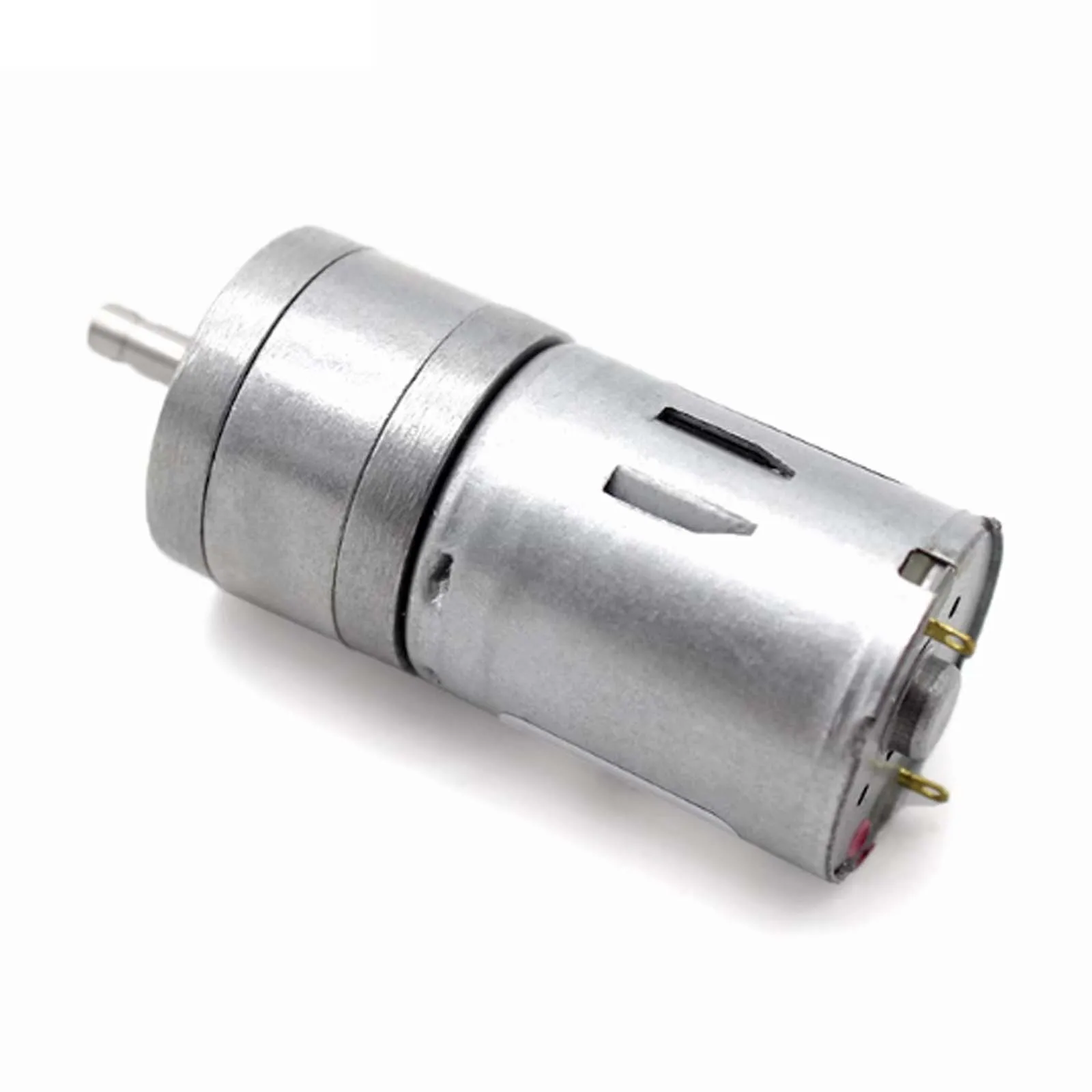 

FT-25RGM370 Reduction Motor, 6V 12V Large Torque Slow Motor for DIY Robot Car Chassis, 4mm Shaft