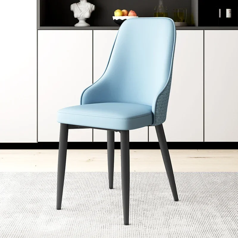 Vintage Chair Modern Luxury Dining Elegant  Makeup Metal Home Nordic Design Hotel Convenience Store Home Cafe Krzeslo DC-438