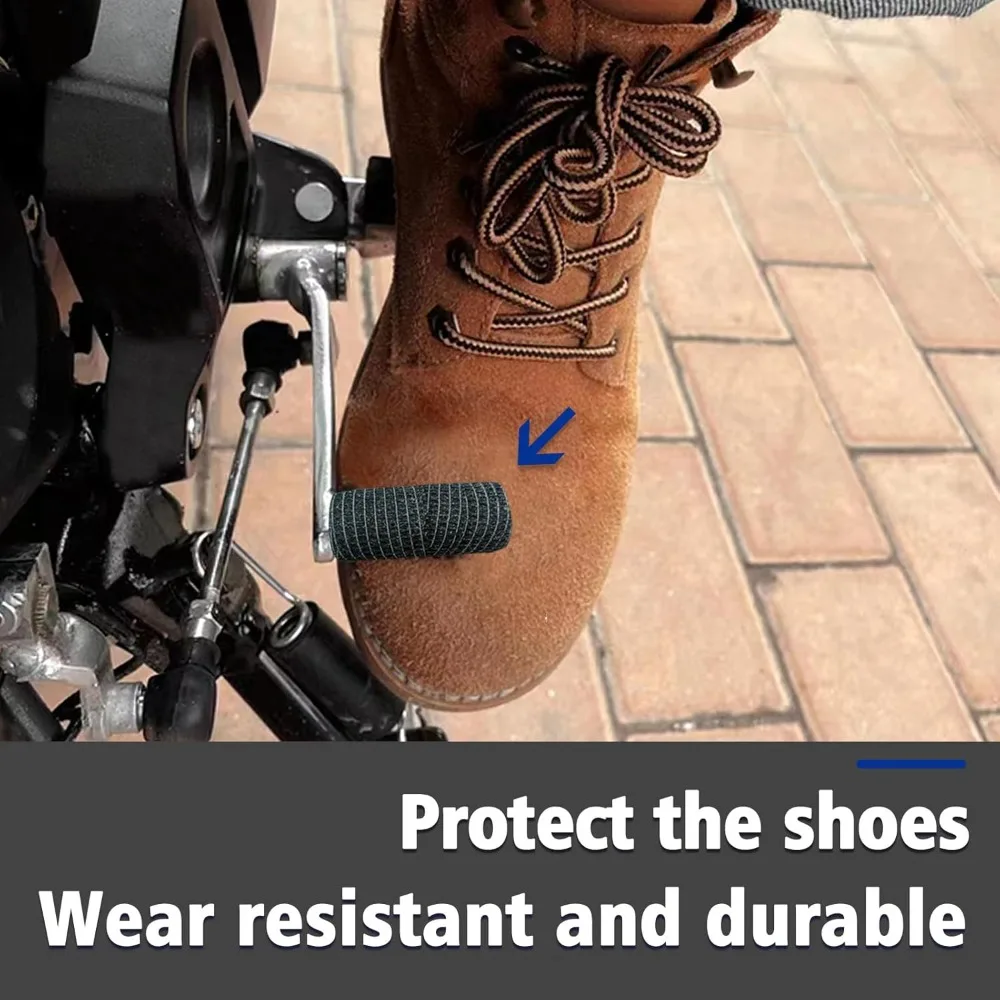 Motorcycle Shifter Shoe Protector Adjustable Elastic Strap Rubber Boot Cover Anti-Slip Gear Shift Guard Motorbike Accessories view 5