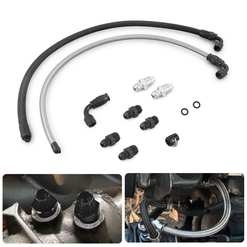 

Комплект шлангов насоса гидроусилителя руля 25 дюймов 6AN для Chevy C10 LS Swap Connects для GM Type 2