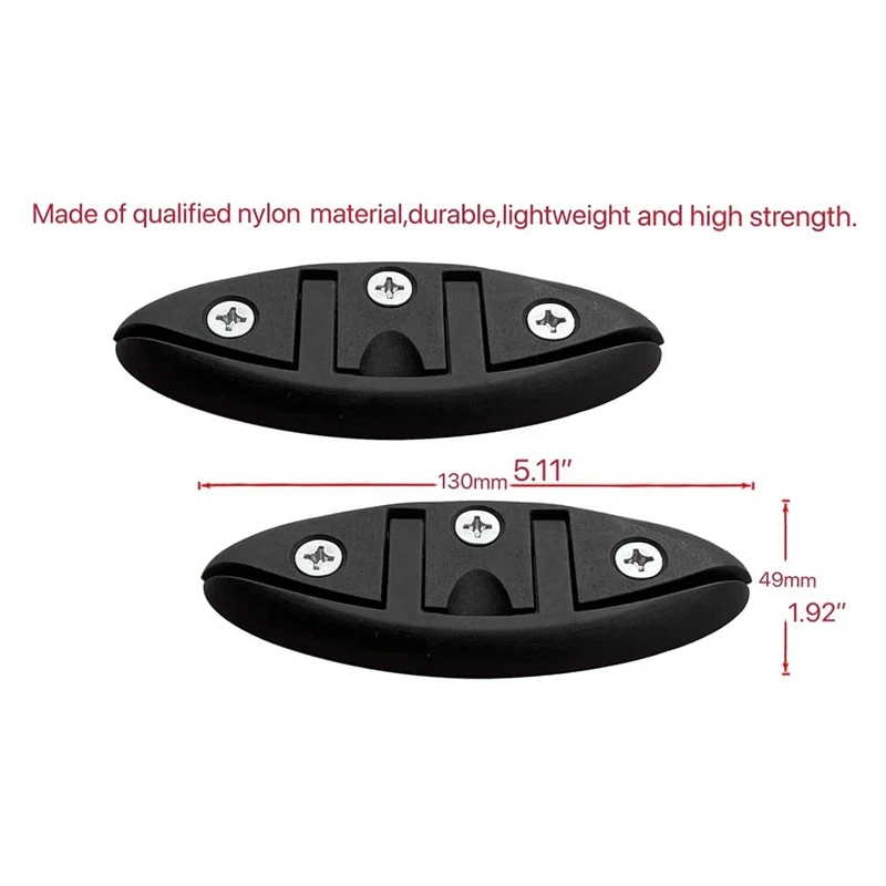 Boat Folding Cleat 5Inch Folding Pull Up Cleat For Boat Marine Kayak Hardware Line Rope Mooring Cleat Accessories