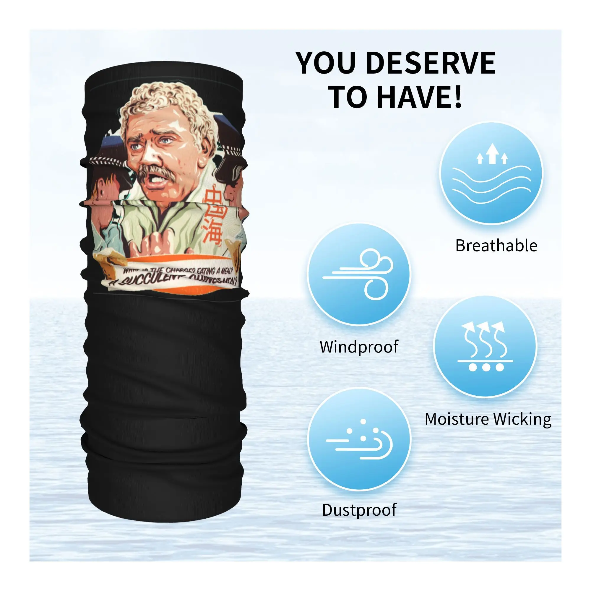 A Succulent Chinese Meal Bandana Neck Cover Printed Wrap Scarf Multi-use Cycling Scarf Cycling For Men Women Adult All Season