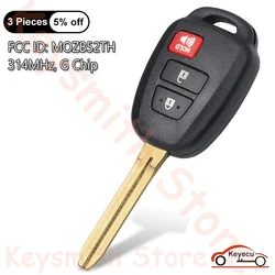 KEYECU 3 przyciski 314MHz G Chip do Scion tC iQ xD 2013 2014 2015 2016 zdalnie sterowany kluczyk do auta zamiennik pilota FCC ID: MOZB52TH