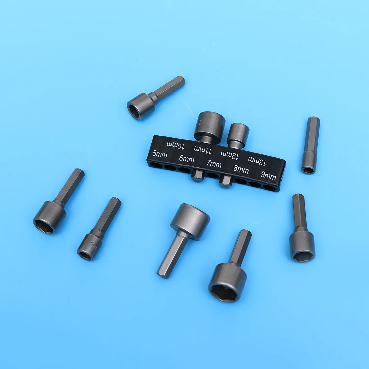 9 قطعة مقبس قوي مسدس عرقوب مفك بت 5-13 مللي متر الكروم الفاناديوم الصلب شنيور يعمل بالبطارية بت مجموعة لآلة النجارة