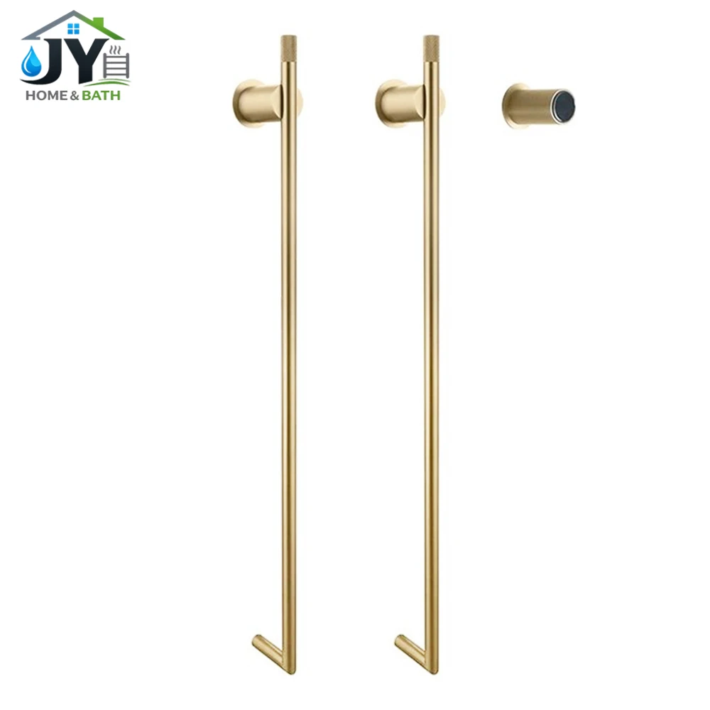 Modern Stianless Steel Bathroom Electric Towel Rack Heated Towel Rail Timer Towel Warmer Energy Saving Bathroom Towel Radiator