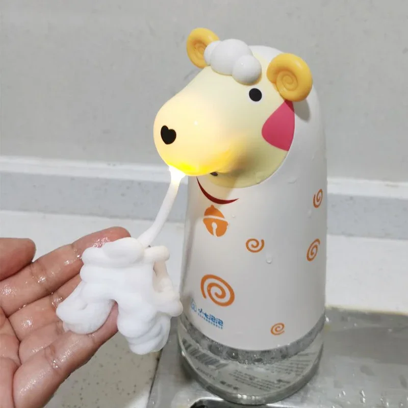 Automatic Liquid Soap Dispenser Usb Kids Hand Foam Dispenser Soap and Shampoo Pump Bottle For Smart Bathroom Kitchen Accessories