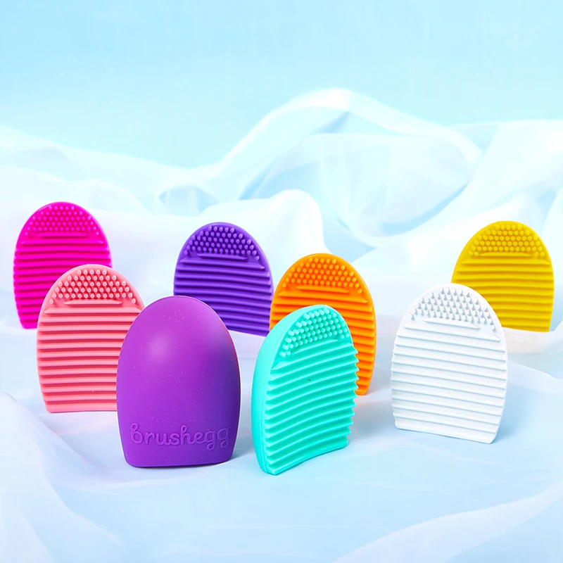 실리콘 메이크업 브러쉬, 클리닝 패드, 매트 브러쉬, 세척 도구, 눈썹 브러쉬, 1 개