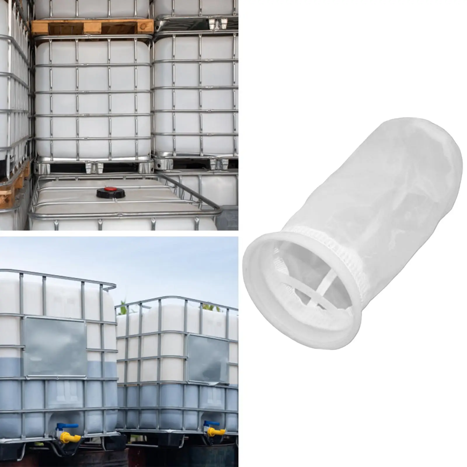 IBC Lid Filter 21x11cm Durable for Rain Water Tank IBC Nylon Filter Portable