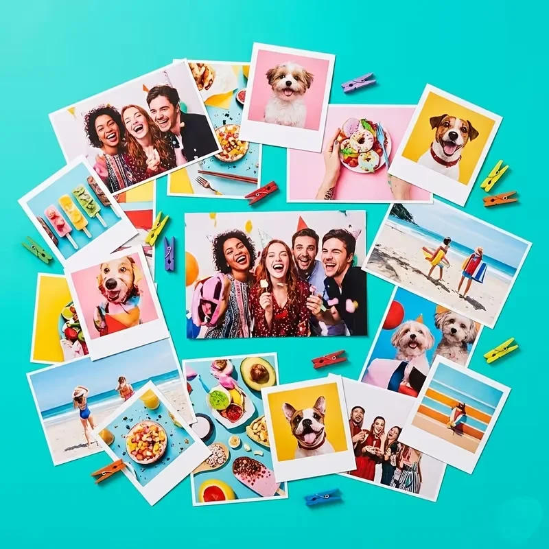 Custom 10-pack photo set, perfect for family portraits, baby milestone photos, weddings, and all kinds of celebrations